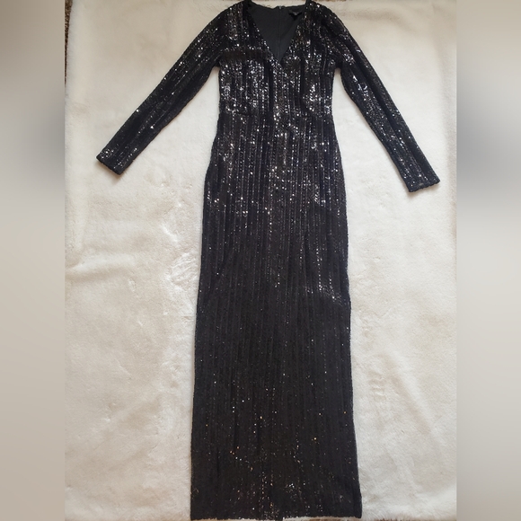 Lulu's Love Lasts Forever Sequin Maxi Dress Size Medium - Picture 5 of 12